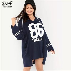 Baggy jersey shirt/dress